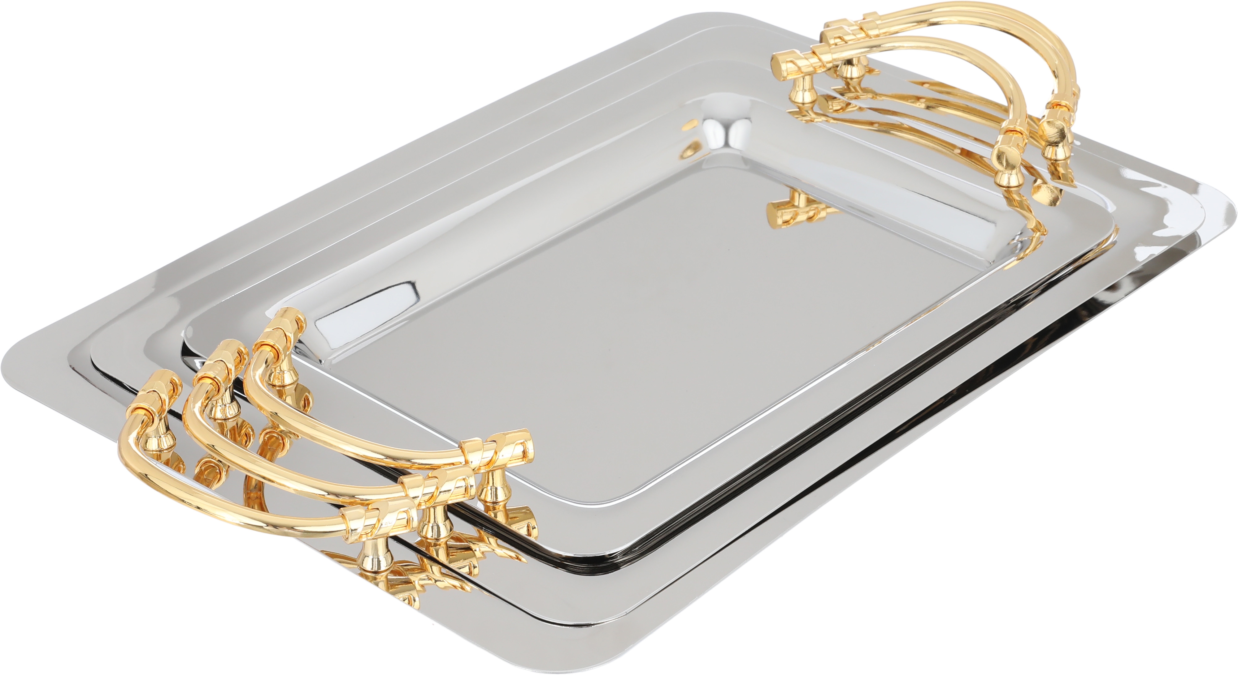 طقم طوفريات استيل، 3 قطع - فضي product image