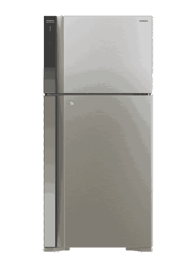 ثلاجة نوفروست هيتاشي، 550 لتر، انفرتر، فريزر علوي، R-V725PS7K-1PSV(ME) - فضي product image 3