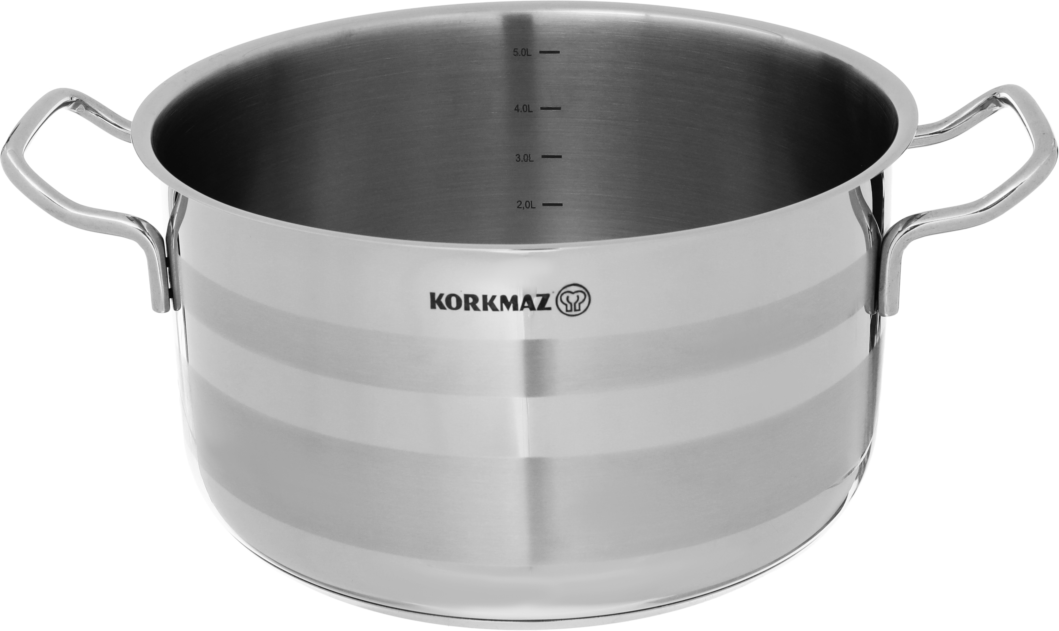 Korkmaz Steel Pot 2, 2.6 L, 18 cm - Silver product image 2