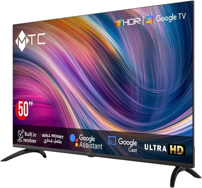 تلفزيون سمارت بدون اطار ام تي سي، 98 بوصة، 4K UHD، شاشة QLED، نظام ويب او اس، 2 ريموت ماجيك/عادي، MT98UH600WOS - اسود product image 4