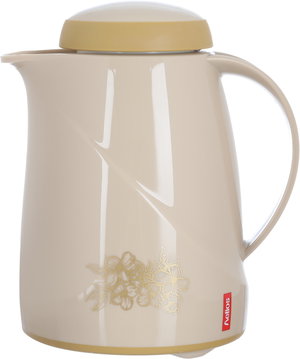 Helios thermos, 0.3 liters, thermal glass inner container, plastic outer shell - beige product image 2