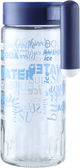 Hervin Glass Jug, 1.46 L, Blue Embossed - Clear Blue product image 3