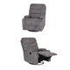 Fabric Swivel Reclining Chairs, 100×80×50 Cm - Grey product image 3