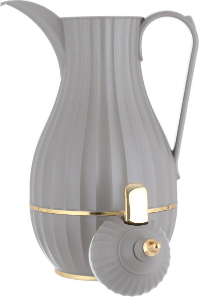 Al Saif Gallery Thermos Tamim 7, 0.6 liters, glass inner case, plastic outer frame - cappuccino product image 5