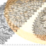 Tofaria Al Saif Gallery Wicker Toufia, Round - Gray product image 4