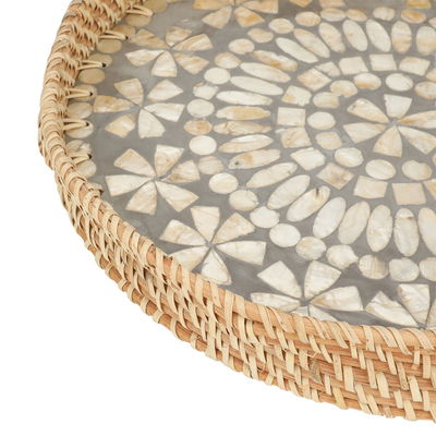 Tofaria Al Saif Gallery Wicker Toufia, Round - Gray product image 4