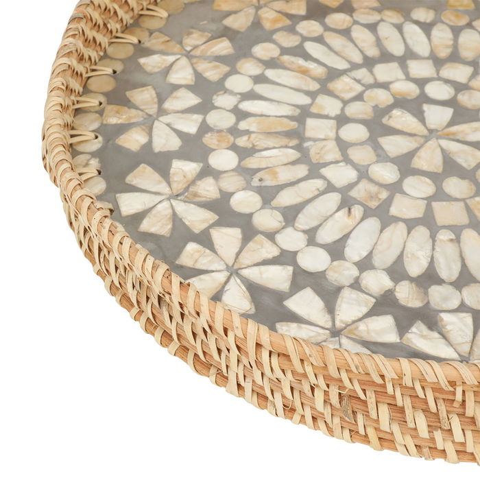 Tofaria Al Saif Gallery Wicker Toufia, Round - Gray product image 4