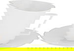Alsaif Gallery Porcelain Dinner Set, 65 Pieces, Gold-White Rim product image 9