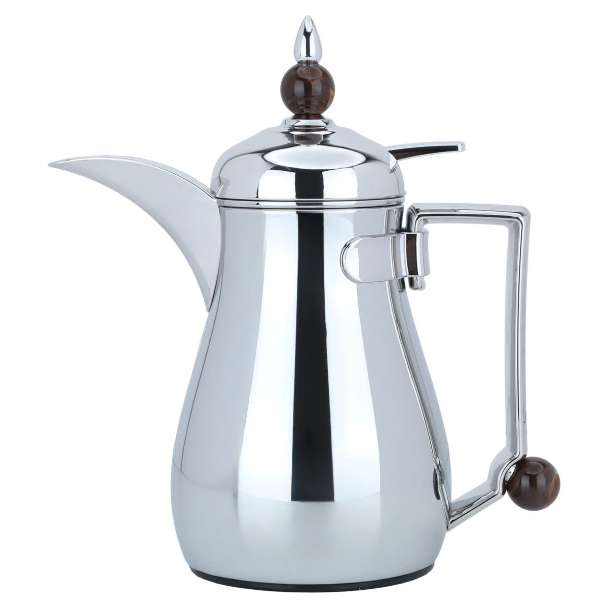 Al Saif Gallery Crystal Thermos, 0.35 litres, thermal glass inner container, steel outer shell - silver product image 1