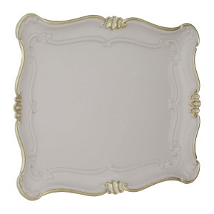 tray plastic serving , 3 x 33 x 41 cm, rectangular, large - beige product image