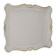tray plastic serving , 3 x 33 x 41 cm, rectangular, large - beige product image 1