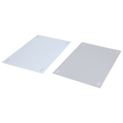 Al Saif Gallery Plastic Cutting Board Set, 1.5 x 25 x 38 cm, 2 Pieces - Light Green product image 3