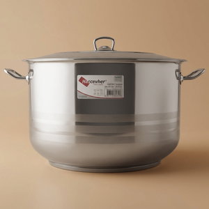 قدر ستانلس ستيل هاشفير، 38×25 سم - فضي product image