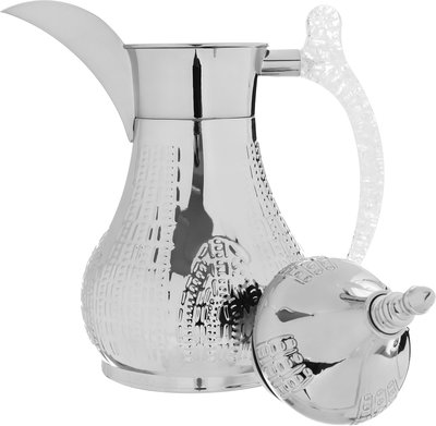 ترمس هيلة السيف غاليري، 0.7 لتر، يد شفاف، حافظة داخلية استيل، هيكل خارجي استيل، ضغاط - فضي product image 3