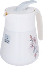 Al Saif Gallery thermos, 0.5 liters, steel inner container, steel outer shell - white product image 3