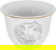 Al Saif Gallery Arabic coffee cups set, 12 pieces, 90 ml, black horse head pattern - beige product image 3