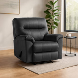 كرسي استرخاء خشب سويدي باك كومفورت، 50×80×95 سم، قماش مخملي - رمادي داكن product image