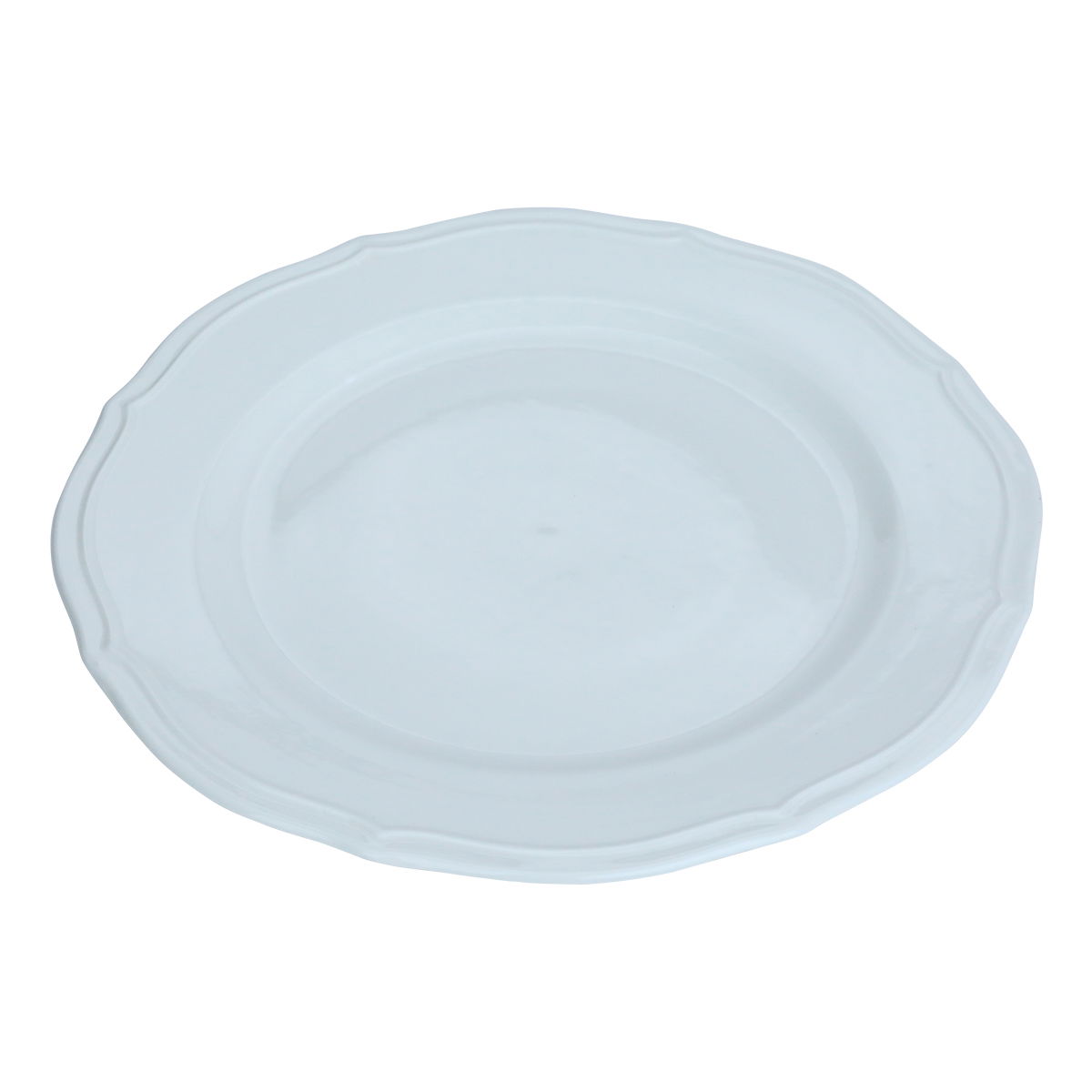 صحن تقديم بورسلان السيف غاليري، 12.5 انش، مسطح - ابيض product image