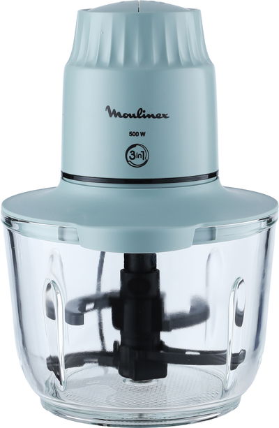 قطاعة طعام مولينكس، 500 واط، 1 لتر، سرعتين، 4 شفرات، DJ603127 - اخضر شفاف product image 1