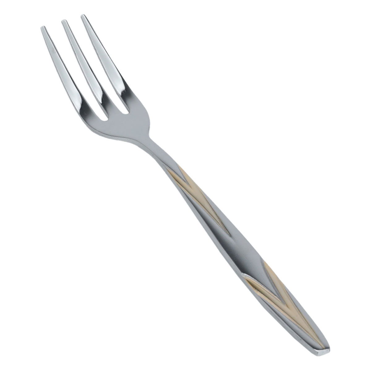 Al Saif Gallery steel sweet forks set, 6 pieces - silver product image
