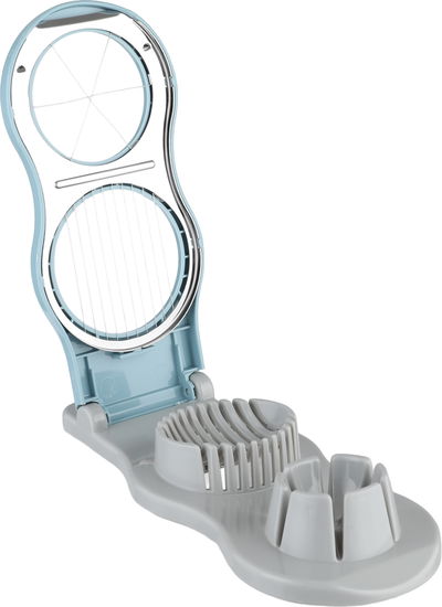 قطاعة بيض بلاستيك السيف غاليري، 2 خانة، 22×9 سم - اخضر فاتح رمادي product image 3