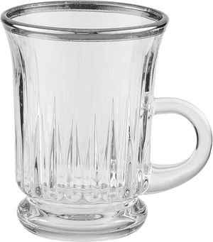 طقم بيالات زجاج السيف غاليري، 6 قطع، 100 مل - شفاف product image 2