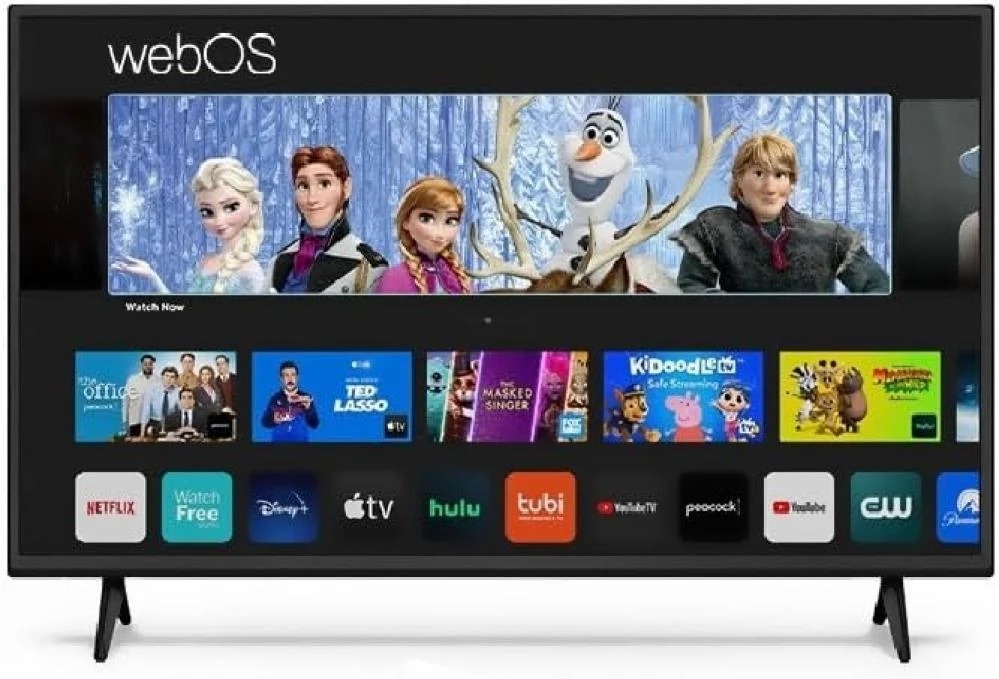 تلفزيون LED سمارت سرين، 75 بوصة، 4K UHD، ويب أو أس، 2 ريموت، SRET-75S4KW2 - اسود product image