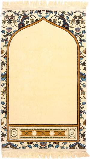 سجادة صلاة محراب، 110×70 سم، سماكة 8 ملم، R-EH-8-05 - بيج product image