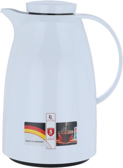 Rhine Marcotec Thermos, 2 liters, glass inner body, plastic outer body - white product image 2