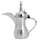 Al Saif Gallery Steel coffee Dallah, 25 x 7 x 16 cm, engraved - silver product image 1