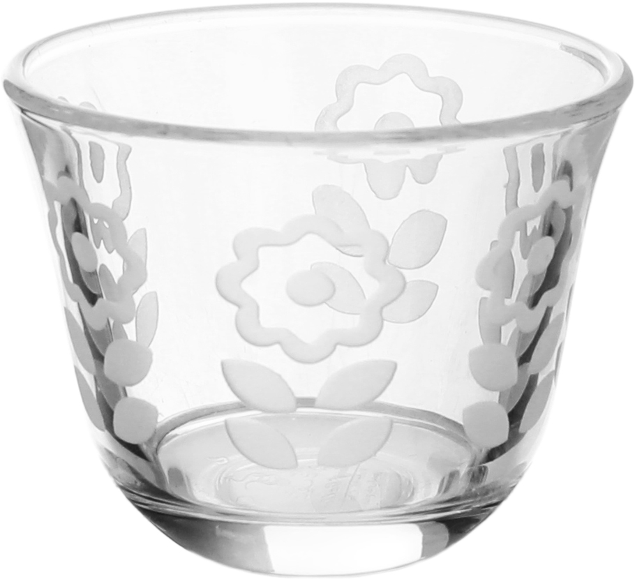 طقم فناجين قهوة وبيالات شاي زجاج السيف غاليري، 12 مل، 25 قطعة - شفاف product image 2