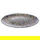 صحن تقديم زجاج السيف غاليري، 28x28x2 سم - اسود product image 1