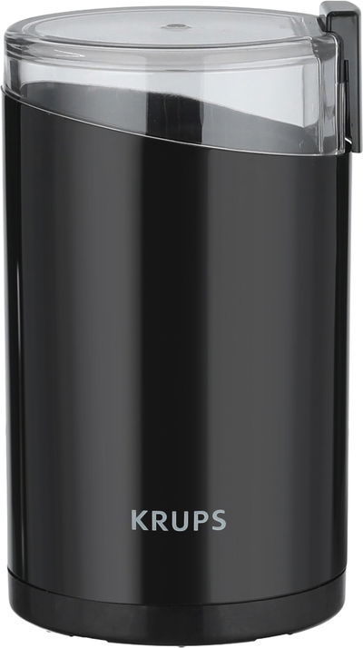 Krups F2034238 Coffee Grinder, 200W, 85g, Single Speed - Black product image 1