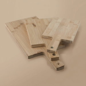 طقم لوح تقطيع خشب اكسلانت هاوس وير، 3 قطع - خشبي فاتح product image