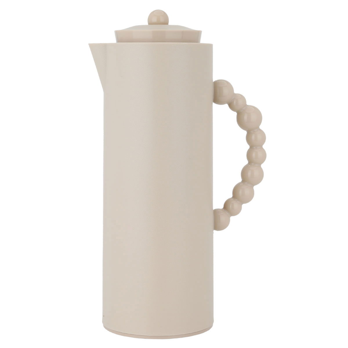 Al Saif Gallery Royal 7 glass thermos, 1 liter, plastic outer shell - brown product image