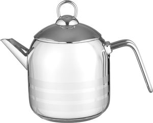 Korkmaz Dropa Turkish Samaro Double Stainless Steel Refrigerator, 0.9/2 Liter, 2 Pieces - Silver product image 2