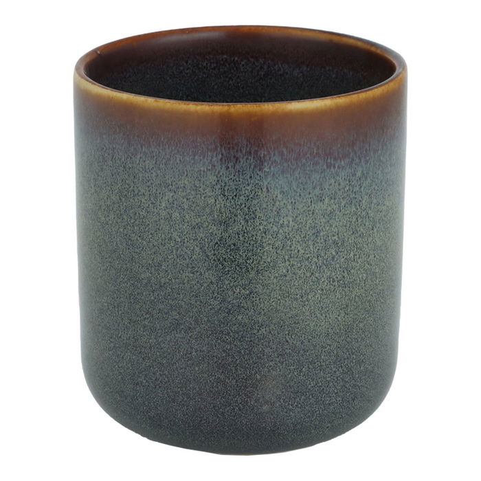 Al Saif Gallery ceramic mug, 7 cm, round, with handle, medium - light olive product image 1