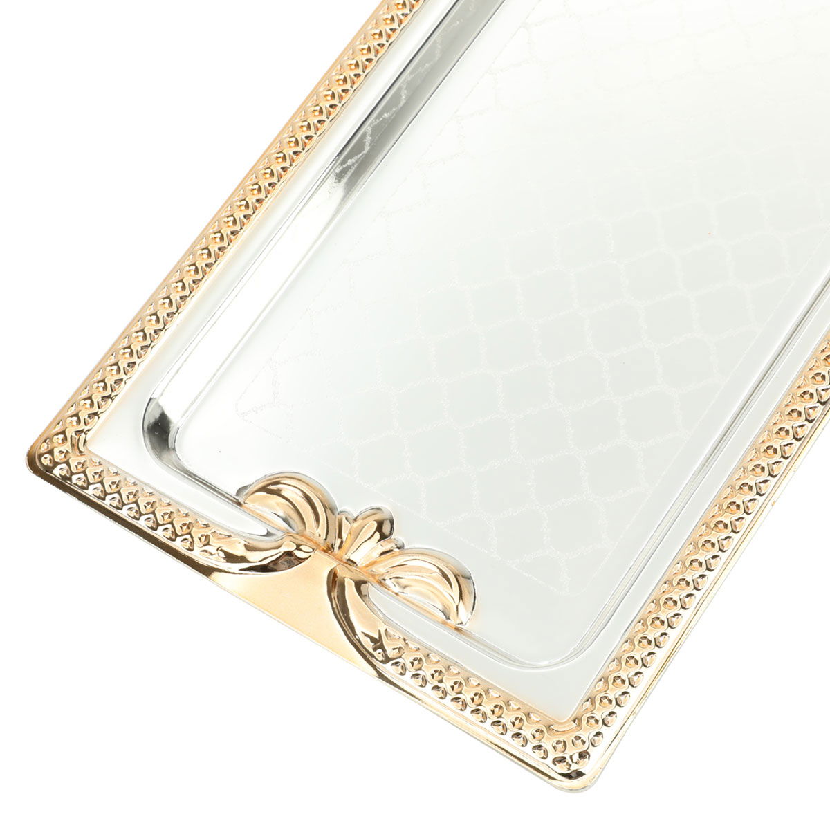 Tofaria set with dates and Noa Steel Al Saif Gallery plate, engraved, metal - silver product image 4