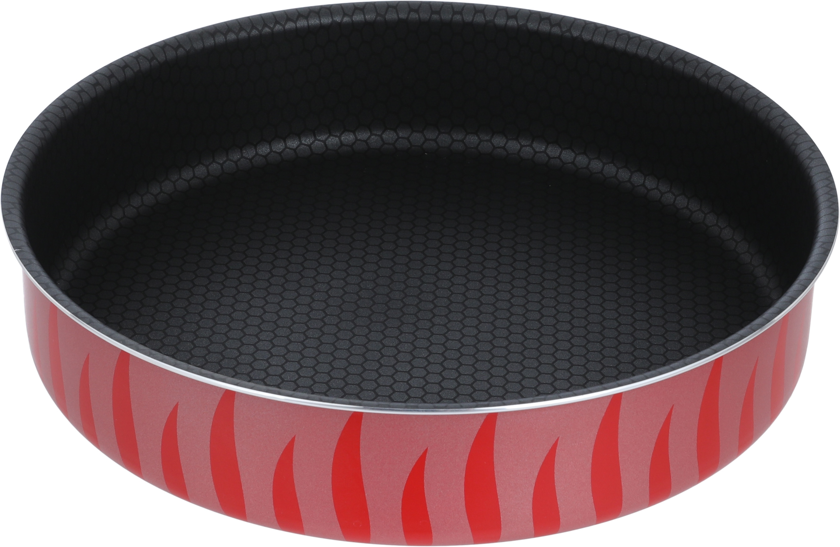 Red Flame Round Oven Tray, 30 cm - Red product image 1