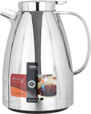 Al Saif Gallery Lima Thermos, 0.35 litres, compressor, thermal glass inner container, plastic outer shell - silver product image 2