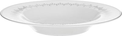 طقم سفرة بورسلان السيف غاليري، 24 قطعة، نقش هرم - ابيض رمادي product image 3