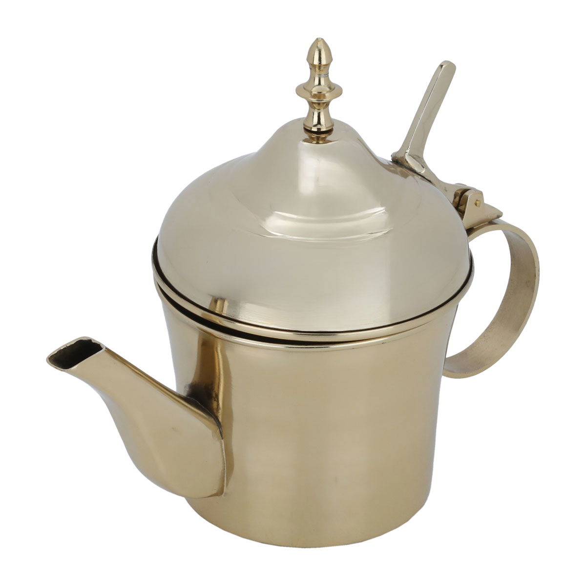 Al Saif Gallery Steel Teapot, 1.5 Liter, Round - Gold product image 2