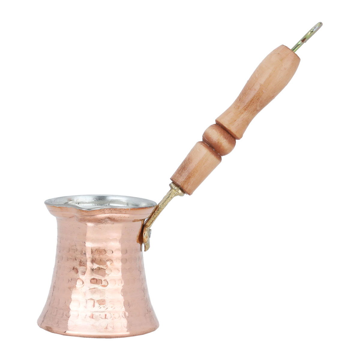 Al Saif Gallery Copper Coffee Pot, 0.2 litre, Turkish, with wooden handle - Copper product image