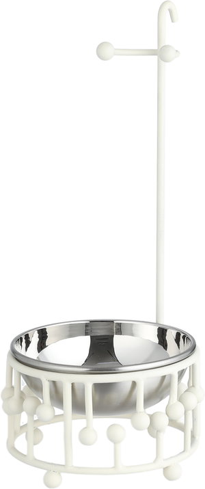 Al Saif Gallery Stainless Steel Spoon Holder, Round, 10X10X23.5 Cm - White Silver product image