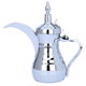 Al Saif Gallery Tuwaiq Steel Dallah, 40 cm, engraved - silver product image 2