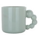 Al Saif Gallery porcelain mug, 400 ml, ball handle - green product image 1