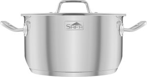 Al Saif Stainless Steel Cooking Pot, 4.25 L, 22 cm - Silver product image 2