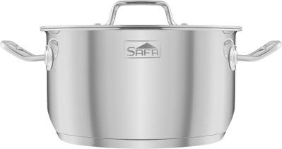 Al Saif Stainless Steel Cooking Pot, 4.25 L, 22 cm - Silver product image 2