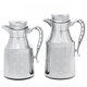 Al Saif Darts Thermos Set, 1/0.7 litre, 2 pieces, thermal glass inner container, stainless steel outer shell - silver product image 1