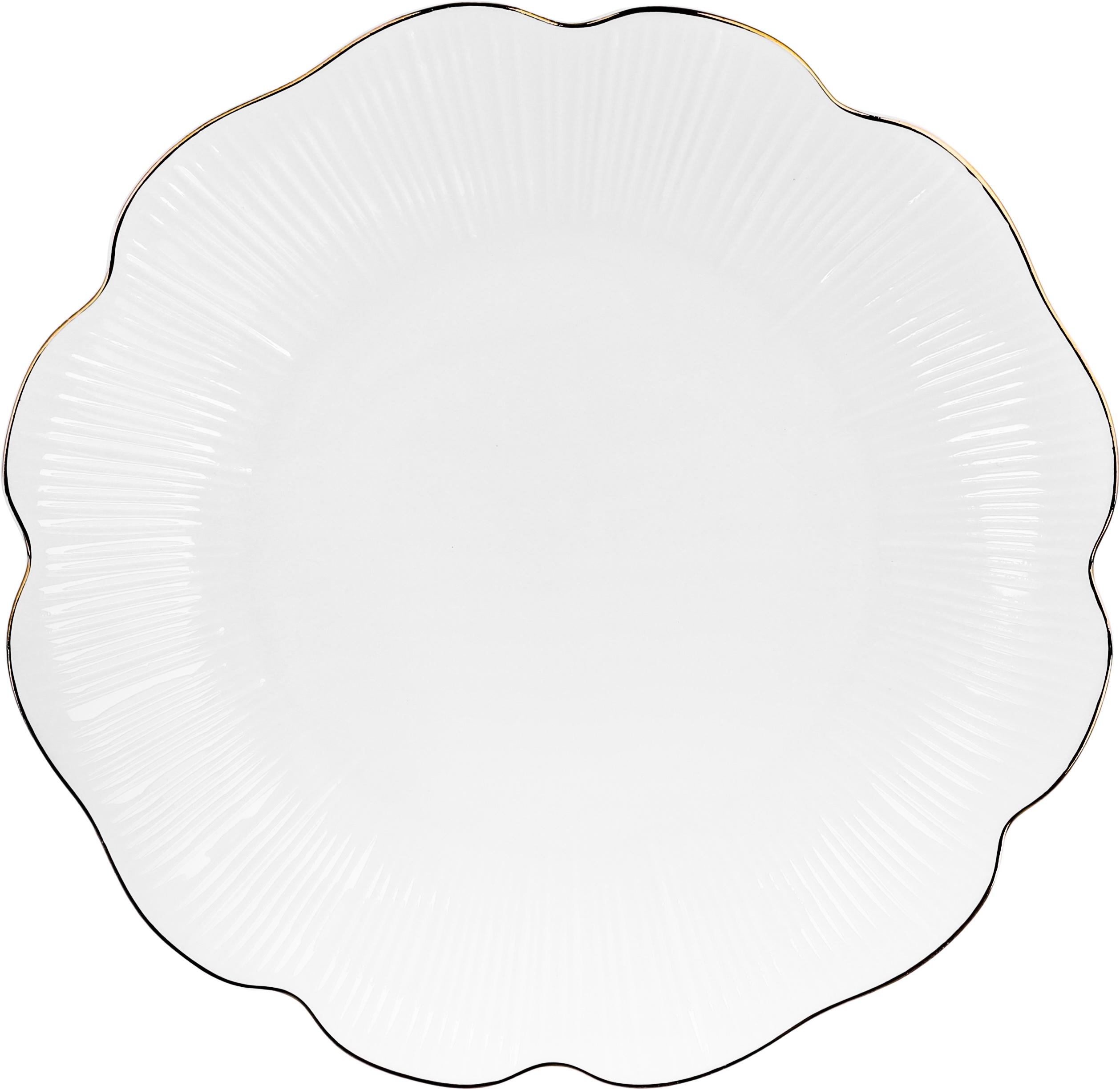 طقم تقديم سفرة بورسلان السيف غاليري، 24 قطعة - أبيض product image 4
